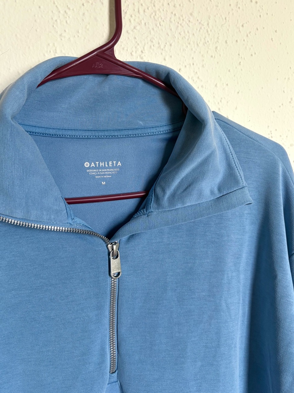 Athleta Seasoft Quarter Zip Pullover - Picture 3 of 6